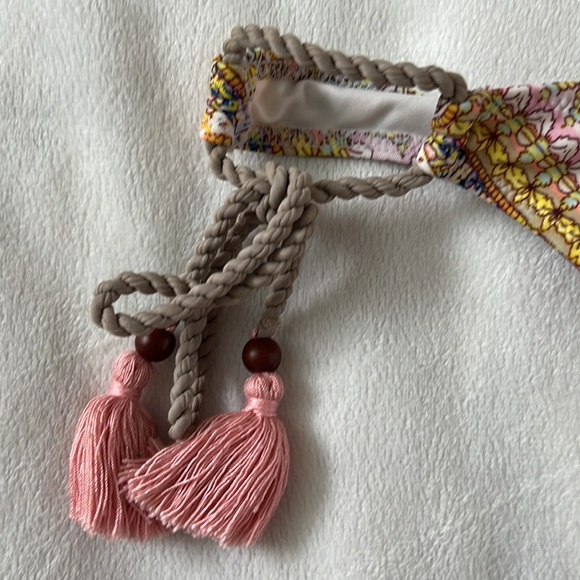 Bohemian Halter top bikini with tassels - Picture 4 of 9